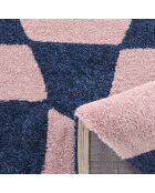 GROOVY 383 blauw/roze tapijt