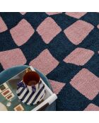 GROOVY 383 blauw/roze tapijt