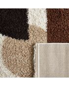 Tapis shaggy Palerme 1064 marron