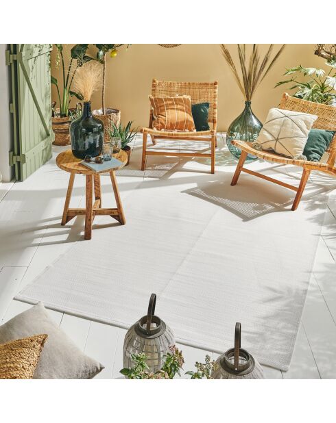 Alfombra blanca Capri 1747