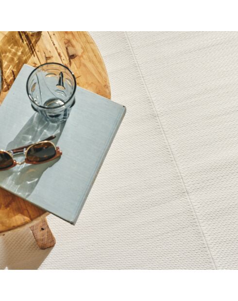 Alfombra blanca Capri 1747