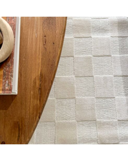 Alfombra blanca GARDEN 1036