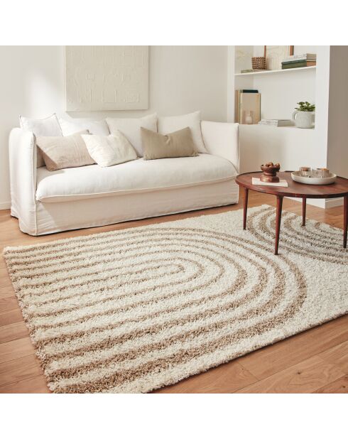 Tapis shaggy Olympe 1066 beige