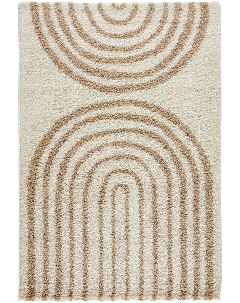 Tapis shaggy Olympe 1066 beige