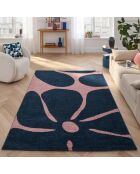 Alfombra GROOVY 385 azul/rosa