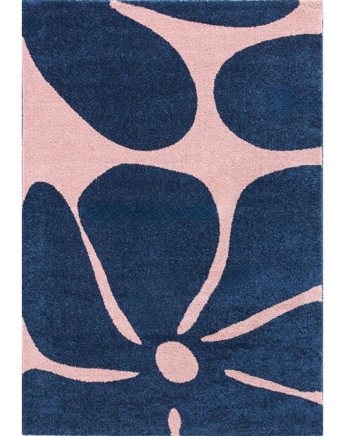 Tapis GROOVY 385 bleu/rose