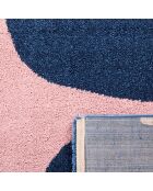 Alfombra GROOVY 385 azul/rosa