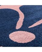Alfombra GROOVY 385 azul/rosa