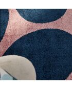 Alfombra GROOVY 385 azul/rosa
