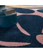 Alfombra GROOVY 385 azul/rosa