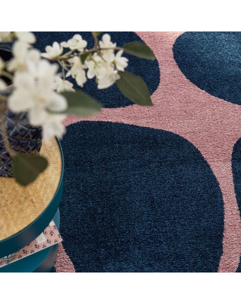 Alfombra GROOVY 385 azul/rosa