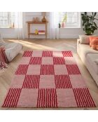 GROOVY 386 rood/roze tapijt