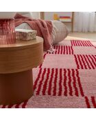GROOVY 386 rood/roze tapijt