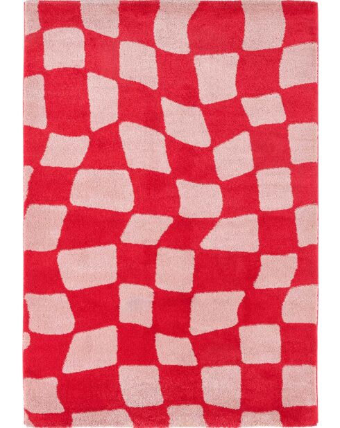 GROOVY 383 rood/roze tapijt