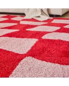 GROOVY 383 rood/roze tapijt