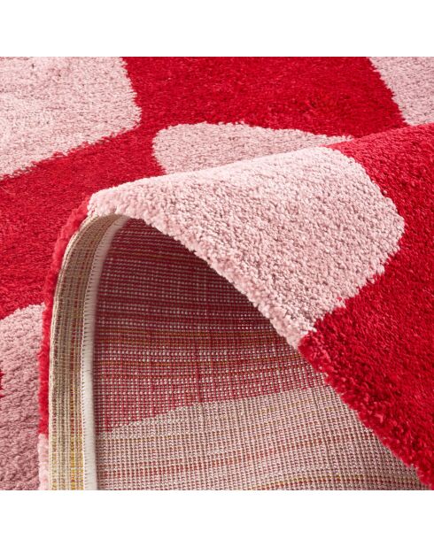 GROOVY 383 rood/roze tapijt