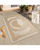 Fodera per cuscino Nature Juta 8865 beige/bianco