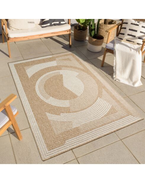 Fodera per cuscino Nature Juta 8865 beige/bianco
