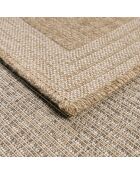 Fodera per cuscino Nature Juta 8865 beige/bianco