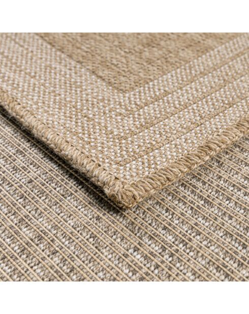 Fodera per cuscino Nature Juta 8865 beige/bianco