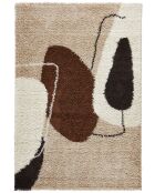 Tapis shaggy Palerme 1062marron
