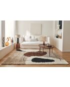 Tapis shaggy Palerme 1062marron
