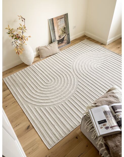 Alfombra blanca SANTORINI 986