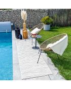 Alfombra blanca SANTORINI 990