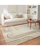 Tapis shaggy Olympe 1068 beige