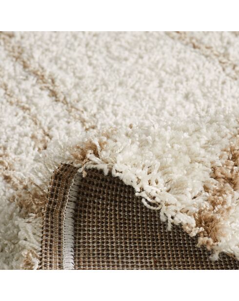 Tapis shaggy Olympe 1068 beige