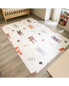 Alfombra crema HAPPY 744