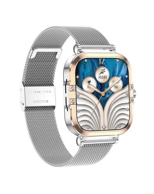 Montre connectée AMOLED Edition Véga argentée