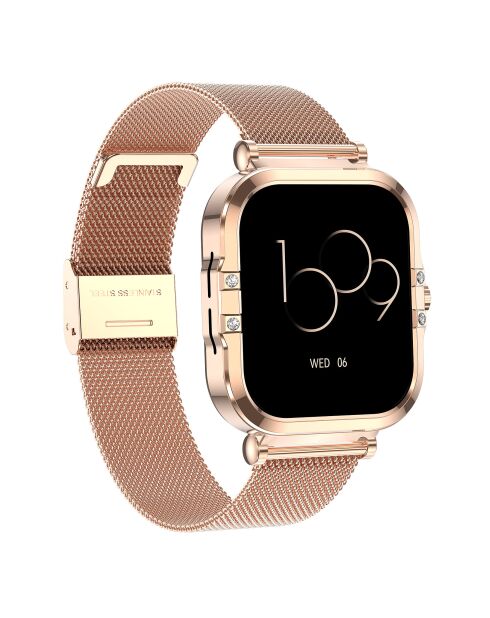 Montre connectée AMOLED Edition Véga dorée