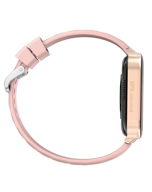Montre connectée GPS Edition VIVA-PRO bracelet silicone rose