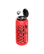 Enceinte Bluetooth 2en1 15W lumineuse avec écouteurs MixParty rouge