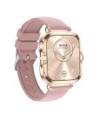 Montre connectée AMOLED Edition Véga bracelet silicone rose