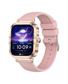 Montre connectée AMOLED Edition Véga bracelet silicone rose