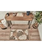Tapis aspect jute TULUM 9062 beige/noir