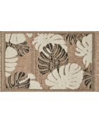 Tapis aspect jute TULUM 9062 beige/noir