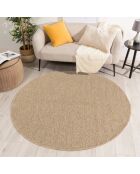 Nature 8753 beige kussenhoes in jutelook