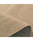 Nature 8753 beige kussenhoes in jutelook