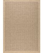 Housse de coussin aspect Jute Nature 8751 marron