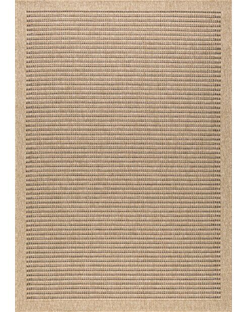 Housse de coussin aspect Jute Nature 8751 marron
