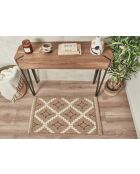 Tapis aspect jute TULUM 9041 marron