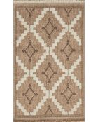 Tapis aspect jute TULUM 9041 marron