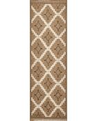 Tapis aspect jute TULUM 9041 marron