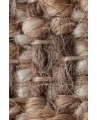 Tapis aspect jute TULUM 9041 marron