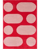 Tapis GROOVY 381 rouge/rose