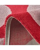 Tapis GROOVY 381 rouge/rose