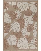 Tapis aspect jute TULUM 9062 terra
